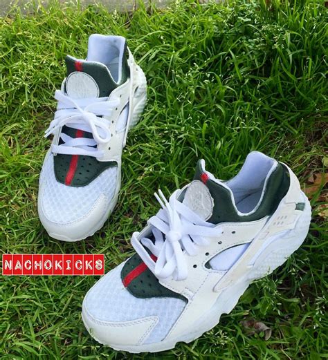 nike huarache per gucci|gucci nike shoes huarache.